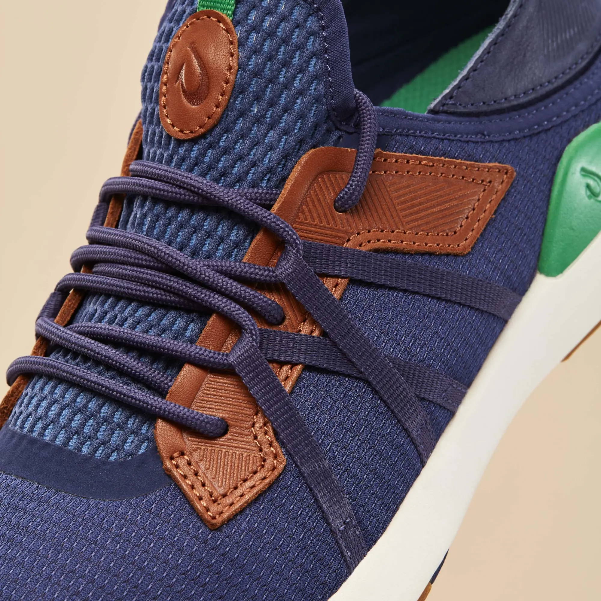 Mio L Men's Athletic Shoes - Navy / Bamboo - Image 3
