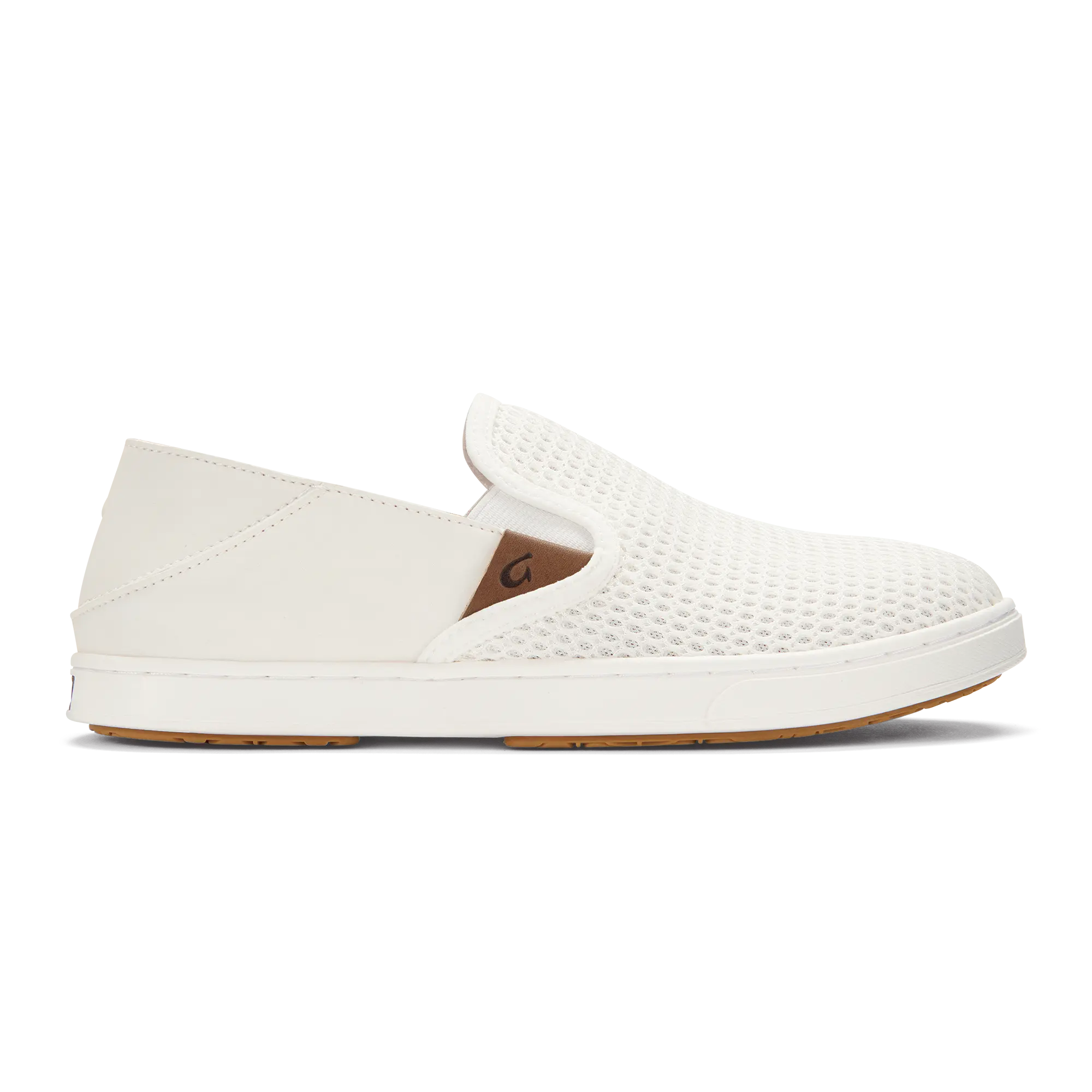 Pehuea Women's Breathable Slip-On Sneakers - Bright White